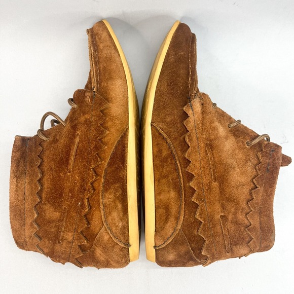 Oliberte Womens 39/ 8.5 Hirari Boots‎ Shoes Brown Suede Moccasins Chukka Booties - Picture 10 of 11